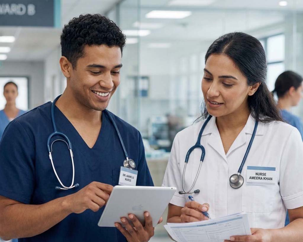 Nurse working in Australia