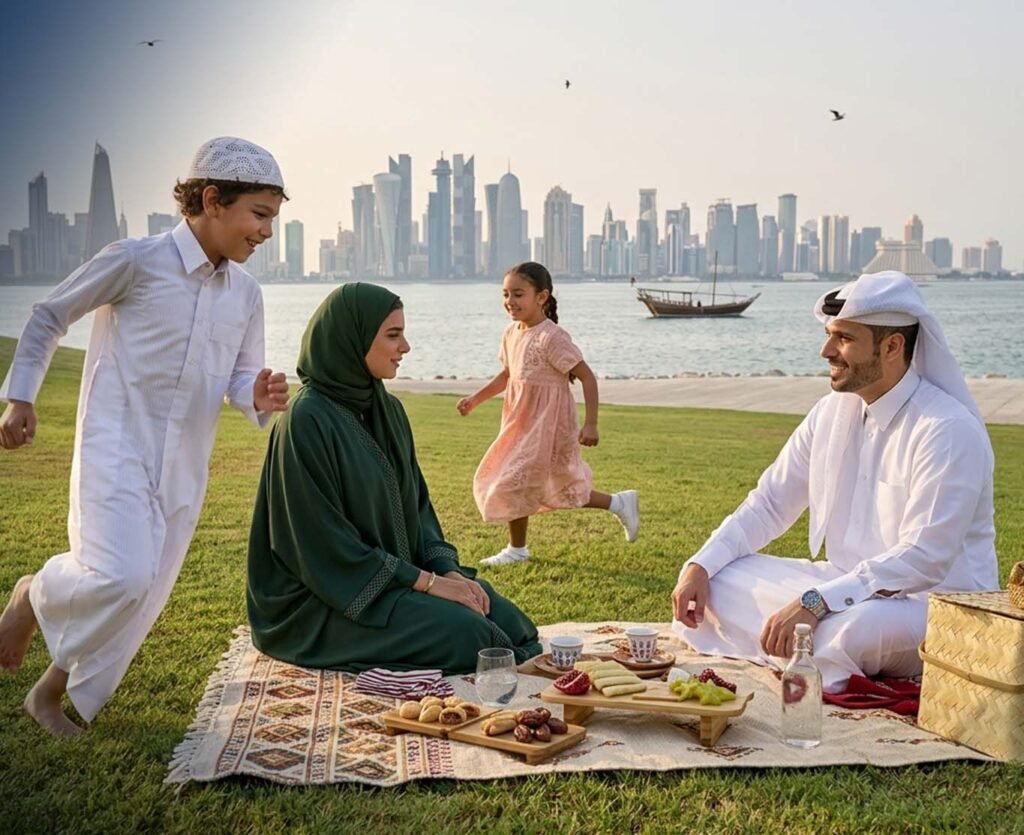 Qatar family